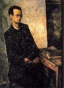 Diego Rivera Mathematician oil